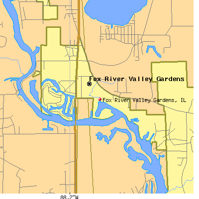 Fox River Valley Gardens map