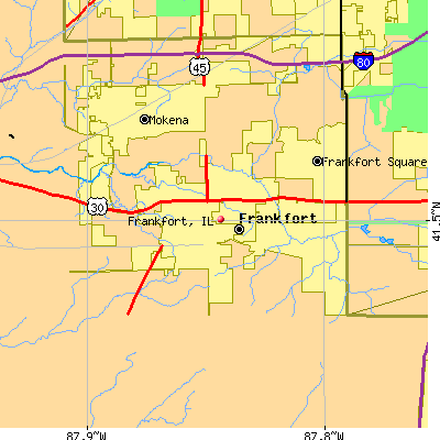 Frankfort map