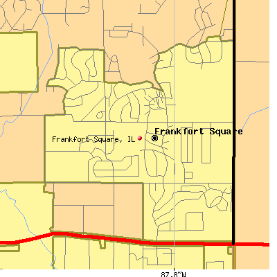 Frankfort Square map