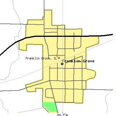 Franklin Grove map