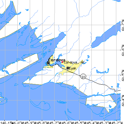 Cordova map