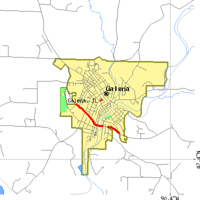 Galena map