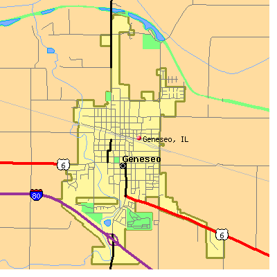Geneseo map