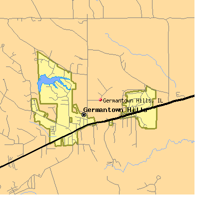 Germantown Hills map
