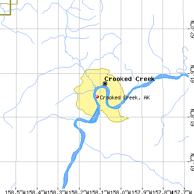 Crooked Creek map