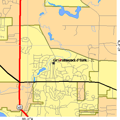 Grandwood Park map