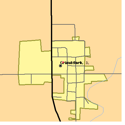 Grantfork map