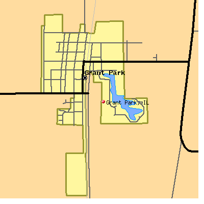 Grant Park map
