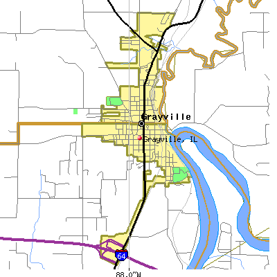 Grayville map