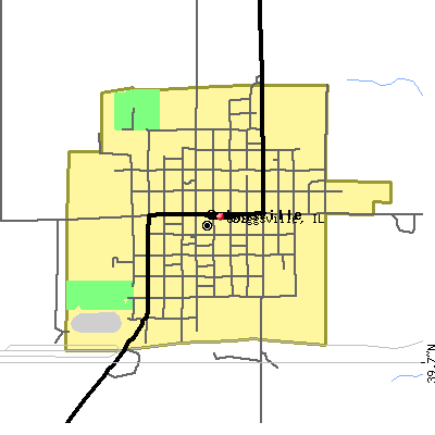 Griggsville map