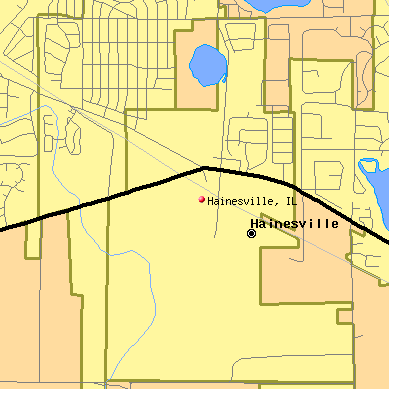 Hainesville map