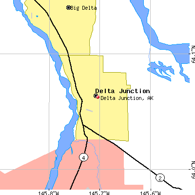Delta Junction map
