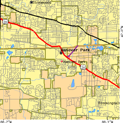 Hanover Park map