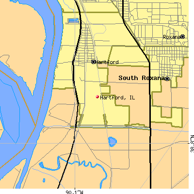 Hartford map