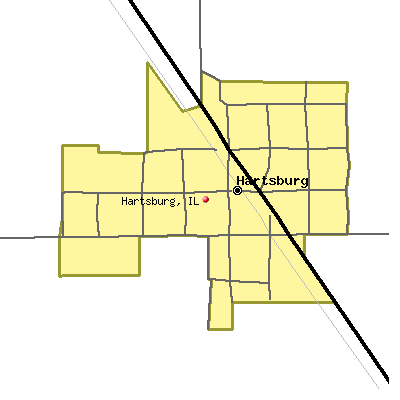 Hartsburg map