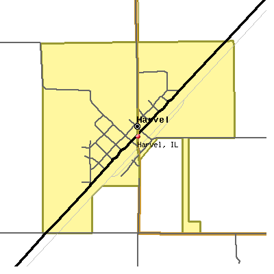 Harvel map