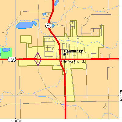 Heyworth map