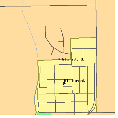 Hillcrest map