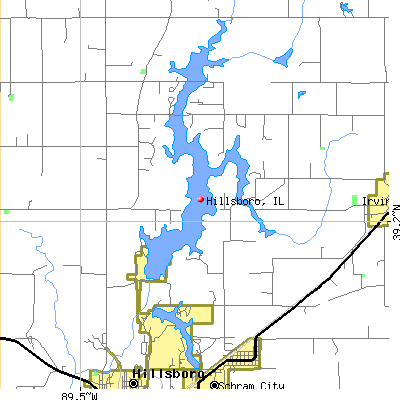 Hillsboro map