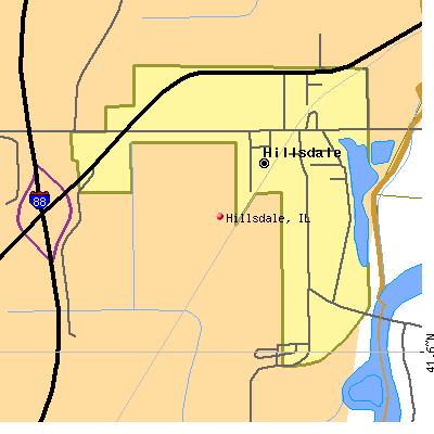 Hillsdale map
