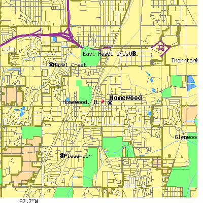 Homewood map