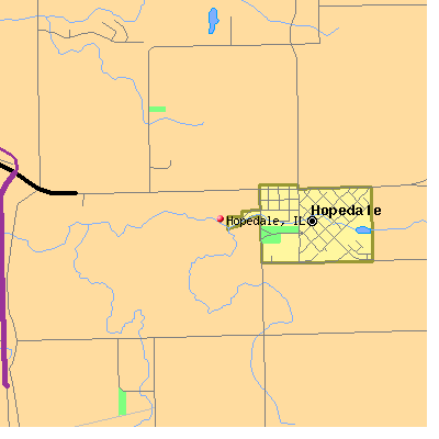 Hopedale map