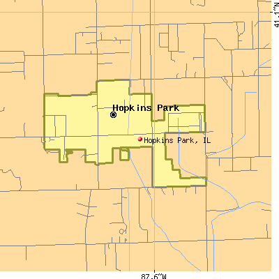 Hopkins Park map