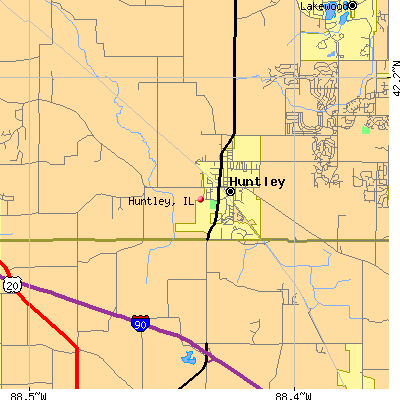 Huntley map
