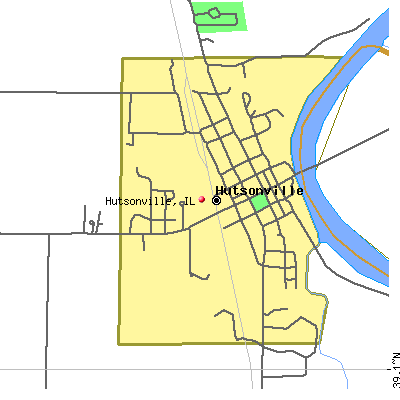 Hutsonville map