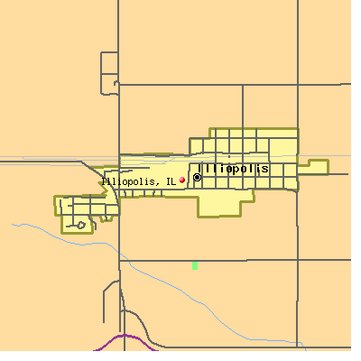 Illiopolis map