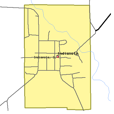 Indianola map
