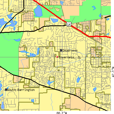 Inverness map