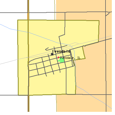 Ivesdale map