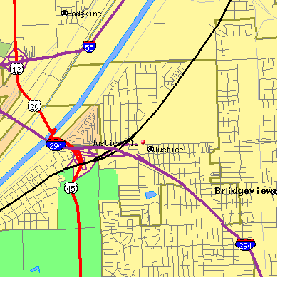 Justice map