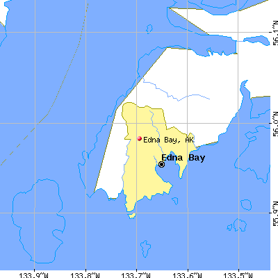 Edna Bay map