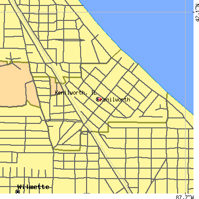Kenilworth map