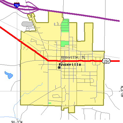 Knoxville map