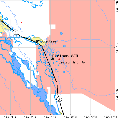 Eielson AFB map