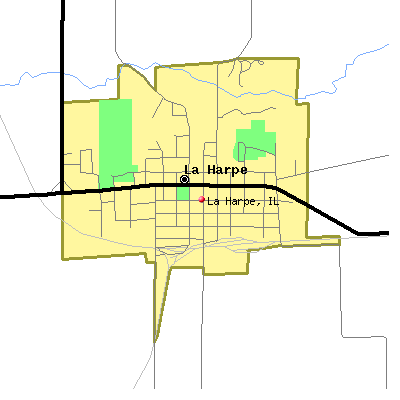 La Harpe map