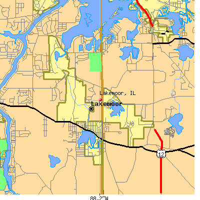 Lakemoor map