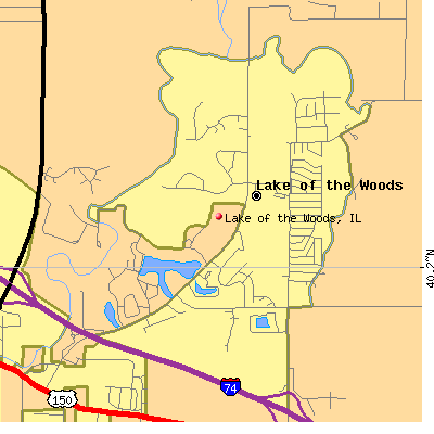 Lake of the Woods map