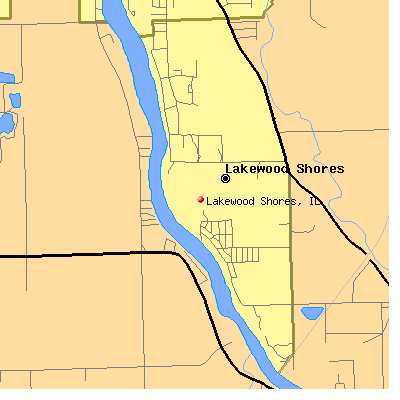 Lakewood Shores map