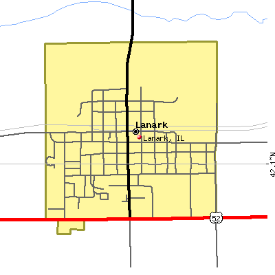 Lanark map