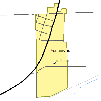 La Rose map