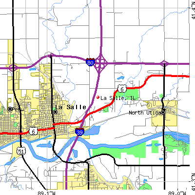 La Salle map