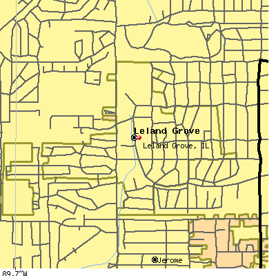 Leland Grove map