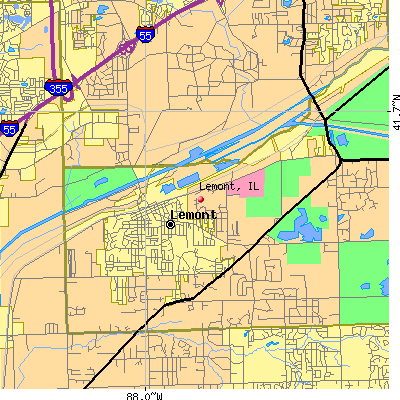 Lemont map
