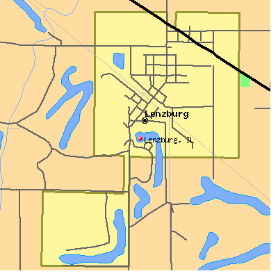 Lenzburg map