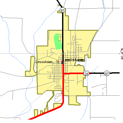 Lewistown map
