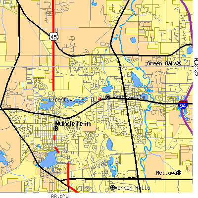 Libertyville map